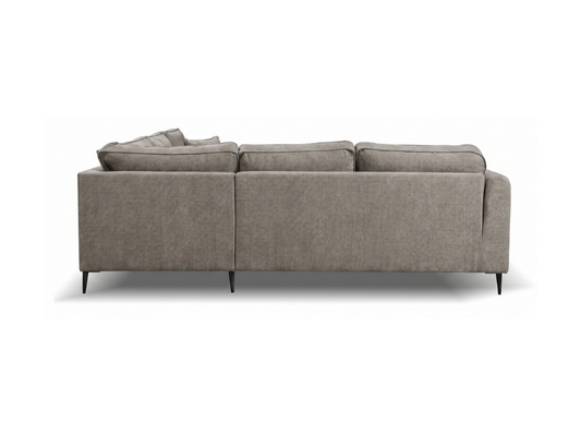 Ascot Chocolate Corner Sofa Boston Fabric