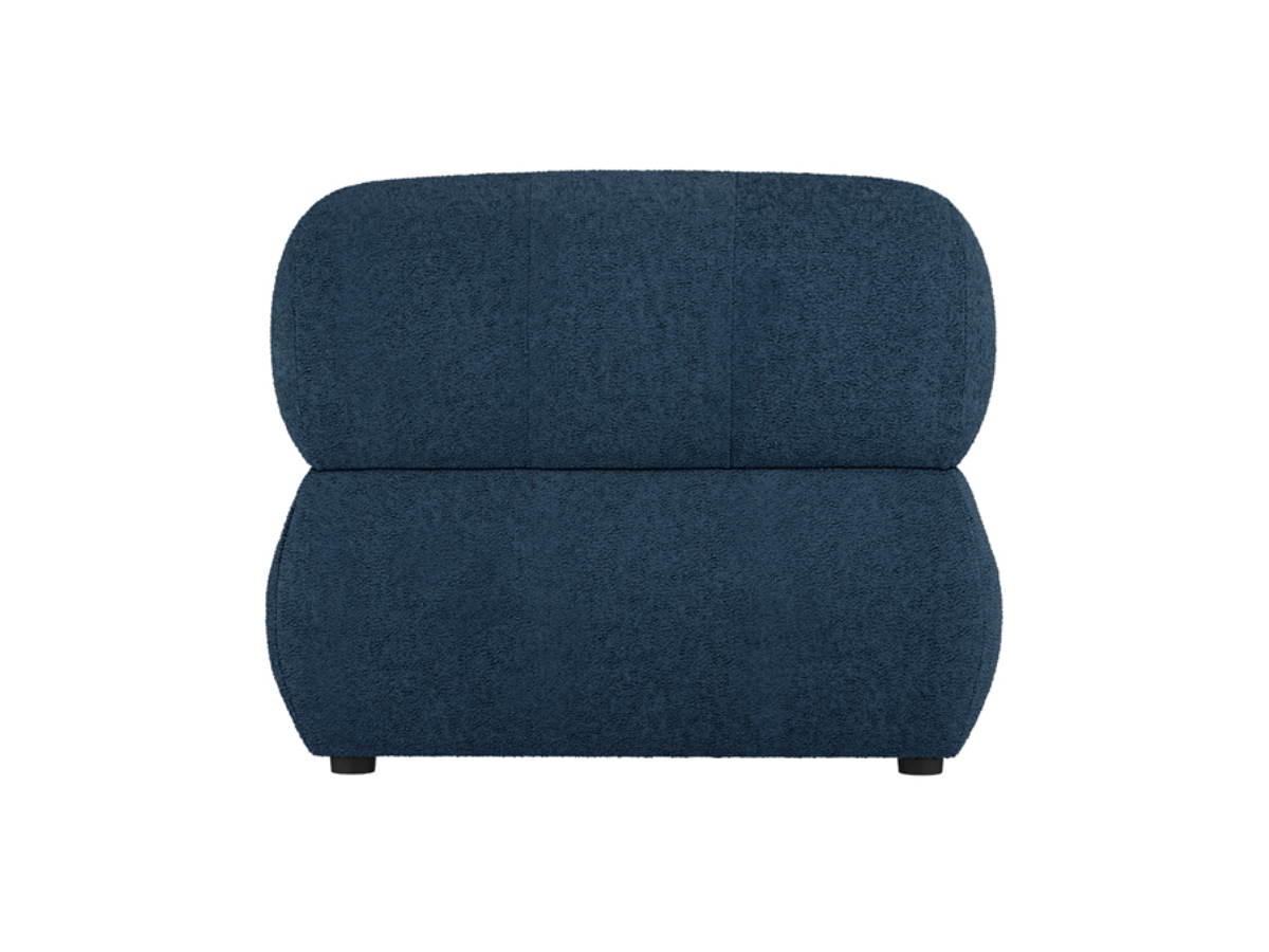 Reese Accent Armchair in Midnight Blue Boucle