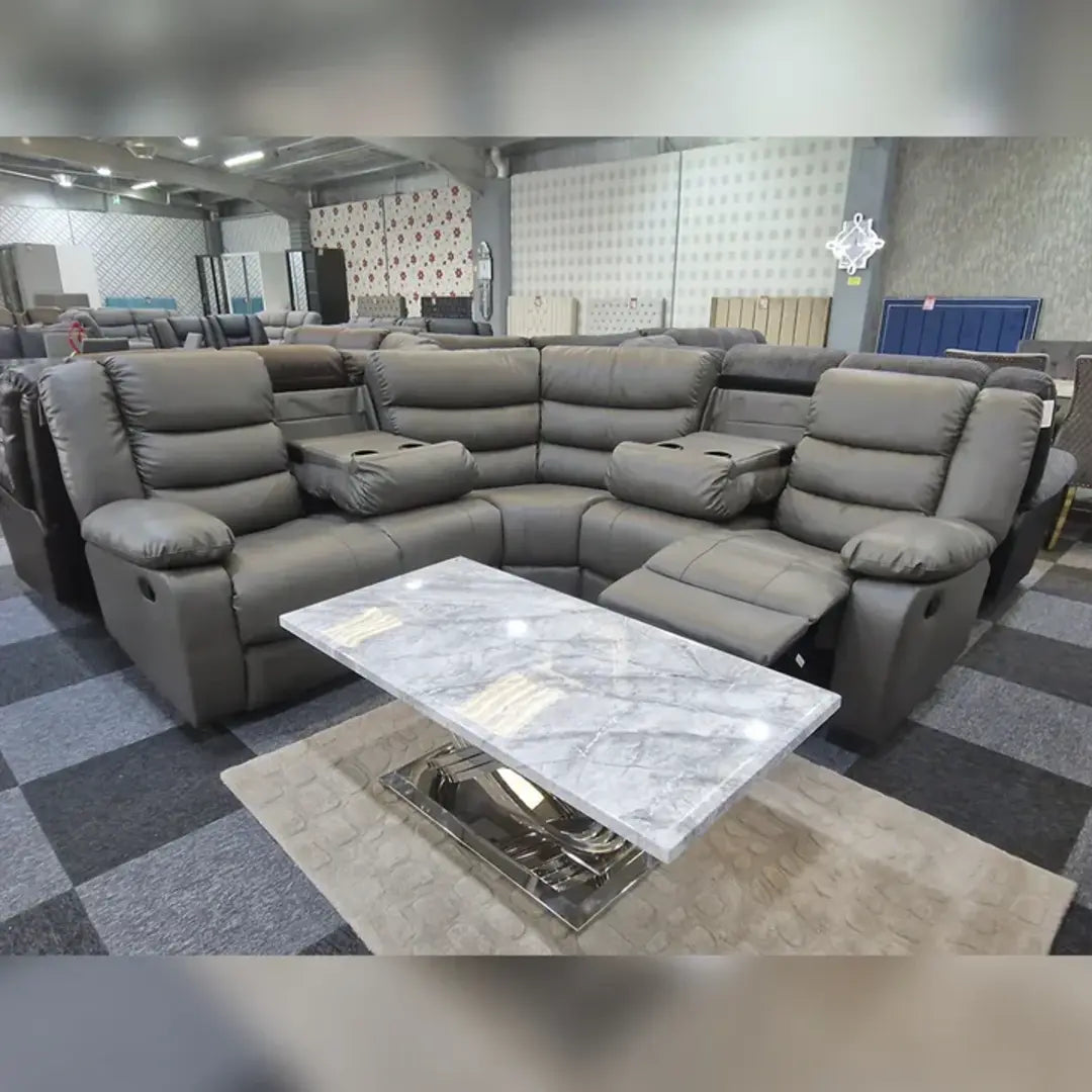 MNS Leather Corner sofa (230cmx230cm)