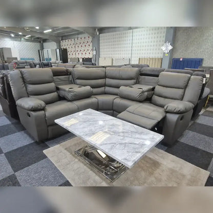 MNS Leather Corner sofa (230cmx230cm)