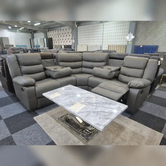 MNS Leather Corner sofa (230cmx230cm)
