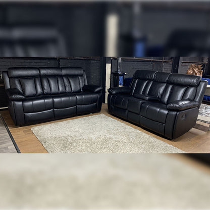 Vancouver Leather Recliner Sofa 3+2 Seater
