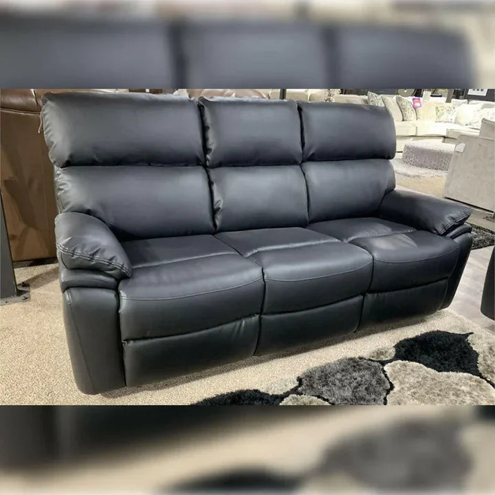 Valencia Leather 3+2 Recliner with cupholders and bluetooth speaker system