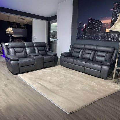MNS Nova Electric Recliner Leather Sofa 3+2 Seater