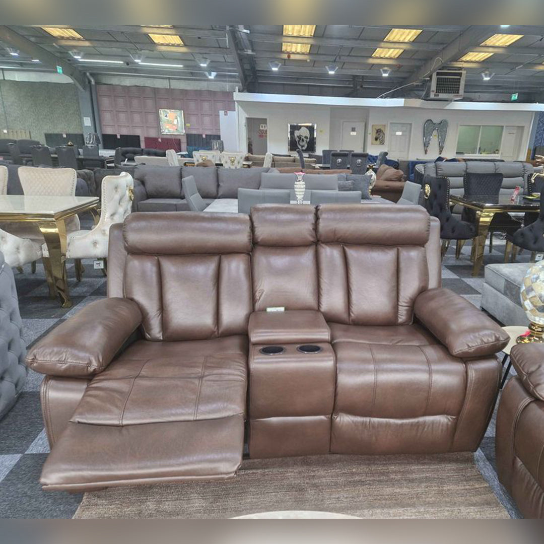 Vancouver Leather Recliner Sofa 3+2 Seater