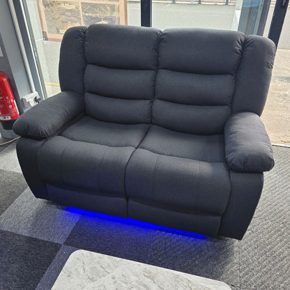 Roma Fabric Electric Recliner Sofa 3+2-Seater With USB/LED/Cup Holder