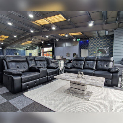 Parada Leather Recliner Sofa 3+2 Seater