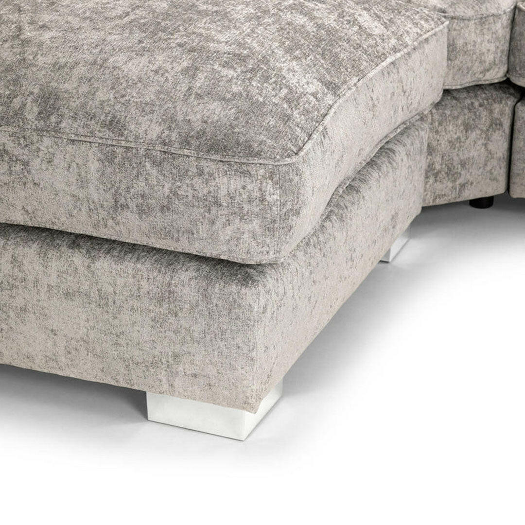 Bishop U Shape Sofa Scatter Back Truffle