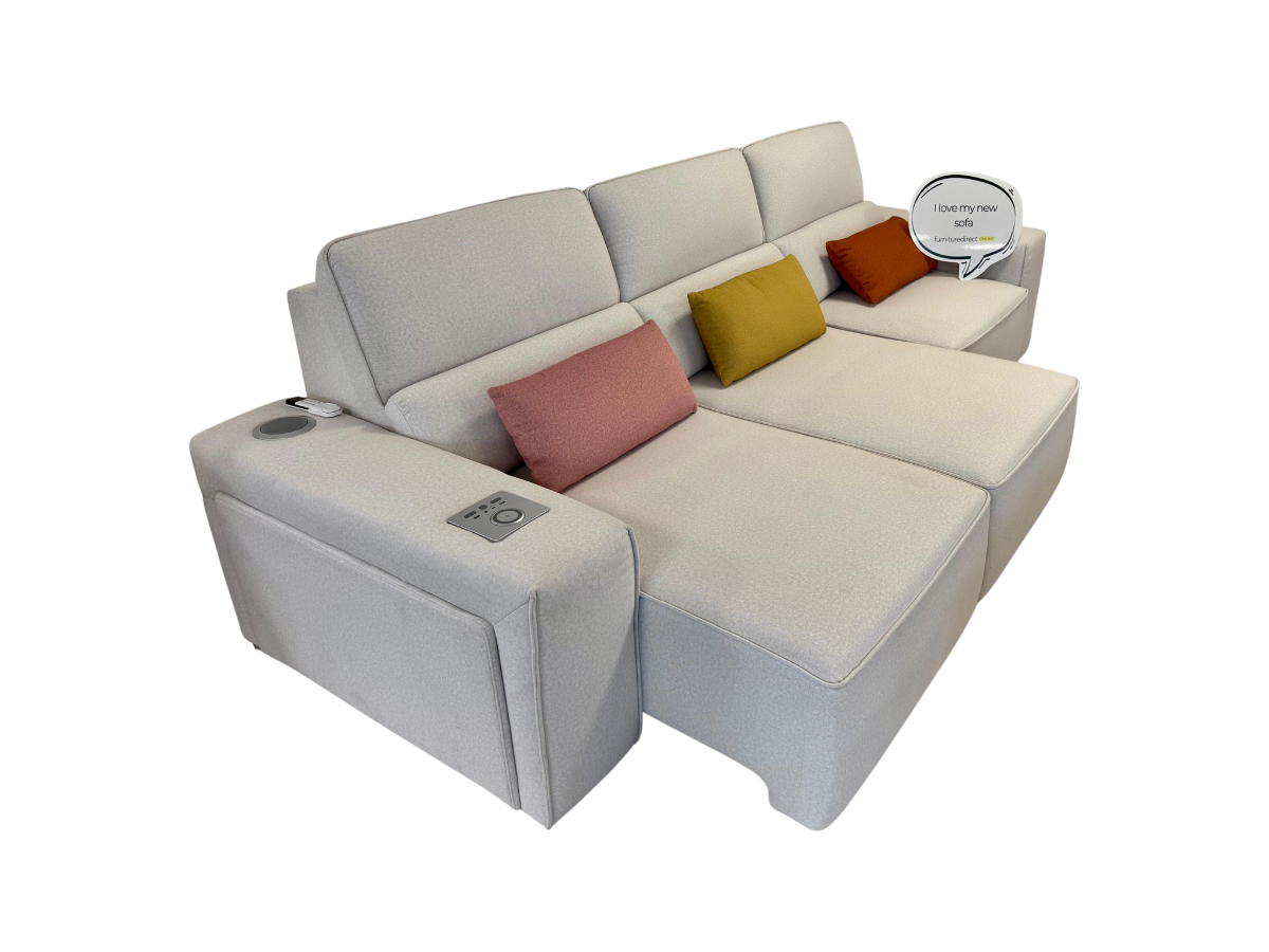 Alpine Electric Sofa Bed Soft Chenille