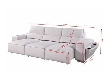 Alpine Electric Sofa Bed Soft Chenille