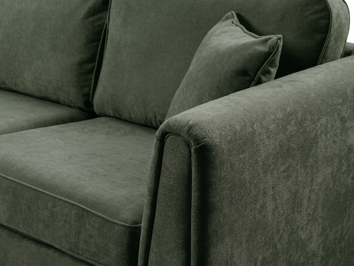 Ascot Forest Green Corner Sofa Boston Fabric