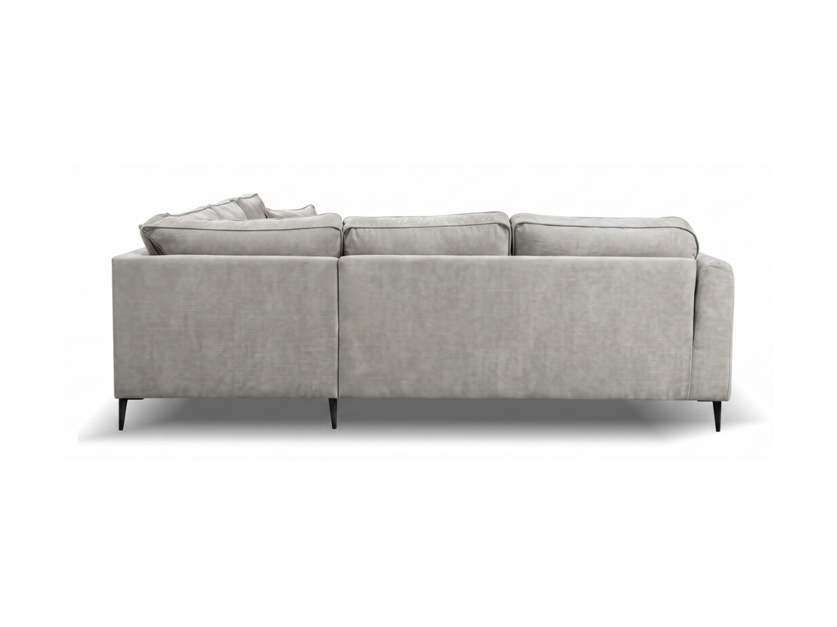 Ascot Light Grey Corner Sofa Boston Fabric