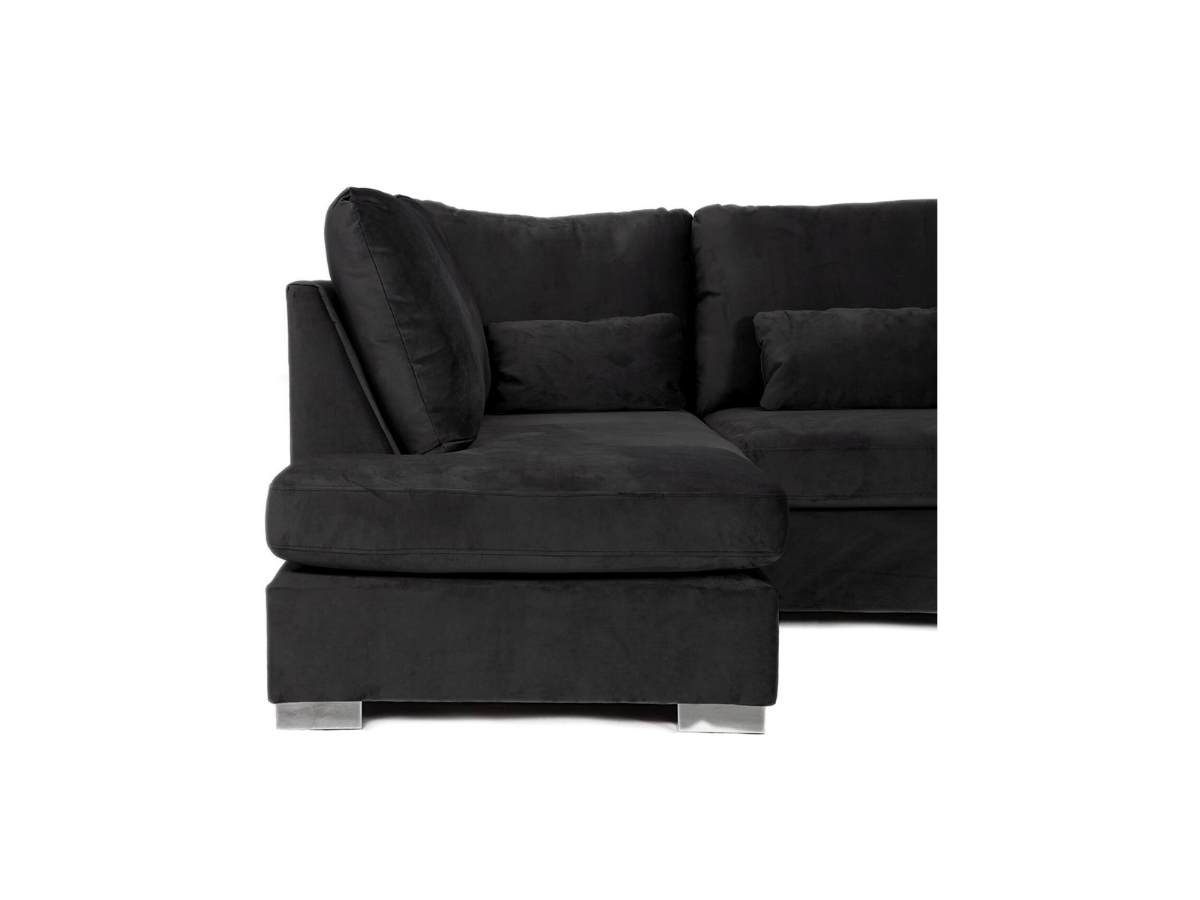 Belgravia U Shaped Sofa Plush Velvet