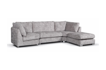 Bishop U-Shaped Sofa Truffle Luxe Chenille