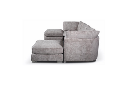 Bishop U-Shaped Sofa Truffle Luxe Chenille