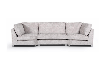 Bishop U-Shaped Sofa Truffle Luxe Chenille