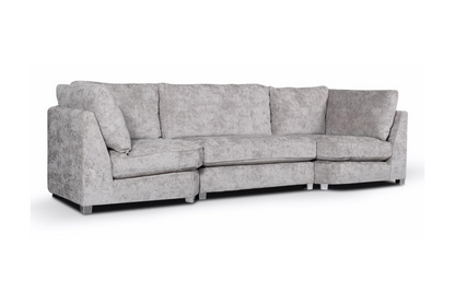 Bishop U-Shaped Sofa Truffle Luxe Chenille