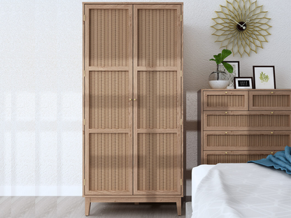 Bordeaux 2 Door Wardrobe with Shelf