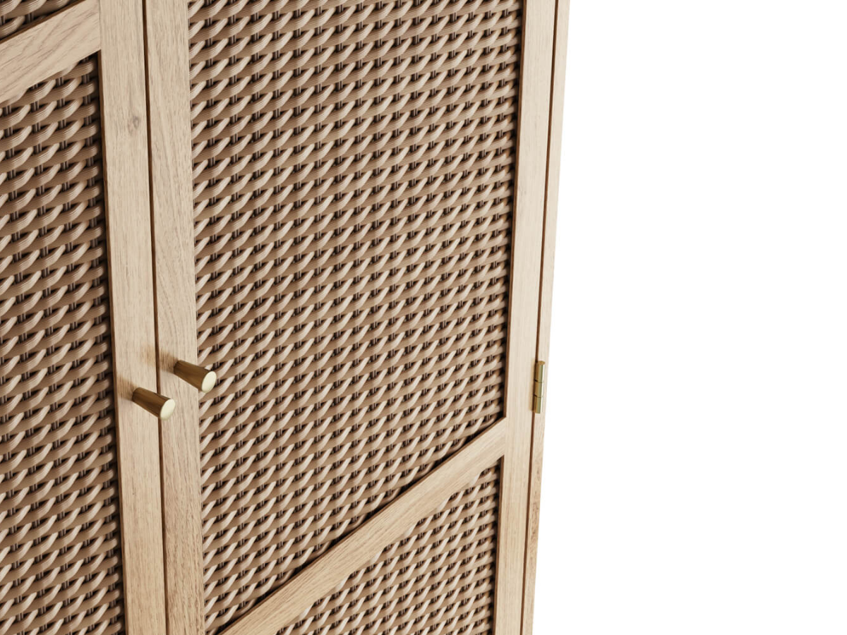Bordeaux 2 Door Wardrobe with Shelf