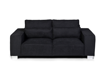 Broadgate 3 Seater Sofa Black Kensington Fabric