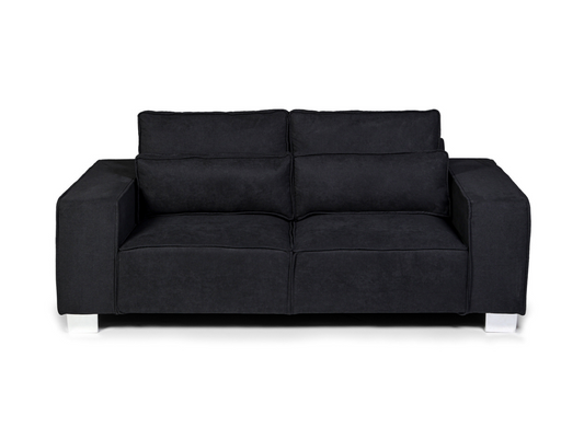 Broadgate 3 Seater Sofa Black Kensington Fabric
