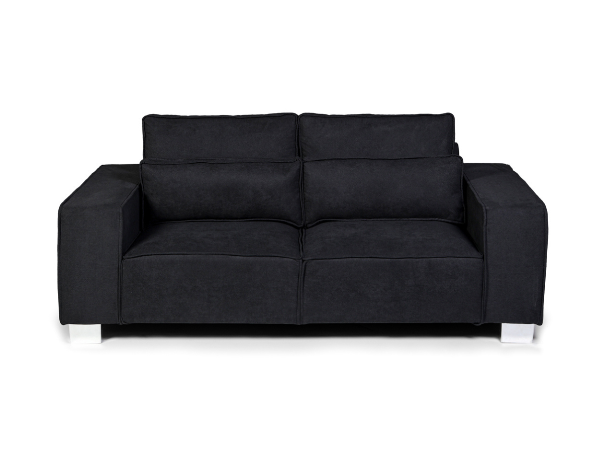 Broadgate 3+2 Sofa Set Black Kensington Fabric