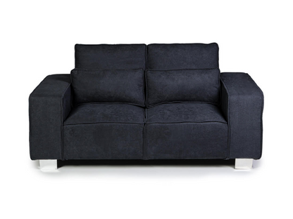 Broadgate 3+2 Sofa Set Black Kensington Fabric