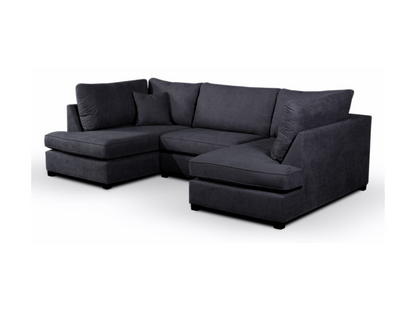 Carnaby Small U Shaped Sofa with Footstool