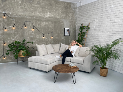 Chelsea Cream Left Corner Sofa