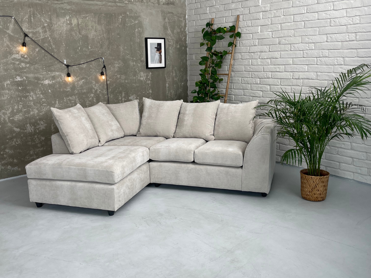 Chelsea Cream Left Corner Sofa