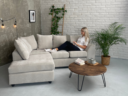 Chelsea Cream Left Corner Sofa