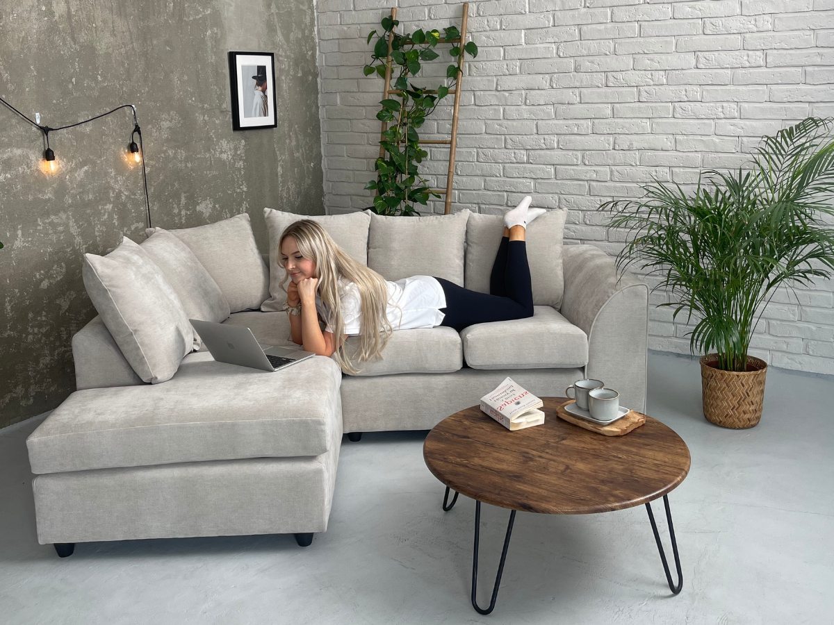 Chelsea Cream Left Corner Sofa