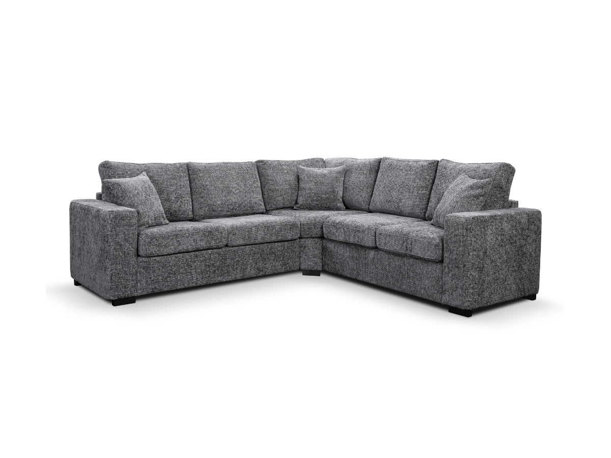 Chestnut Sofa Bed Slate Enzo Fabric