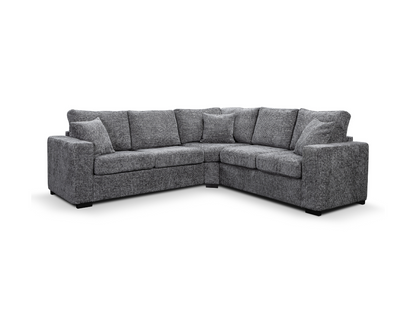 Chestnut Sofa Bed Slate Enzo Fabric
