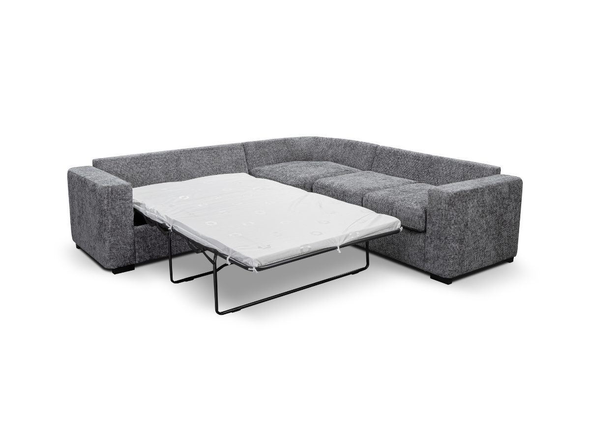 Chestnut Sofa Bed Slate Enzo Fabric