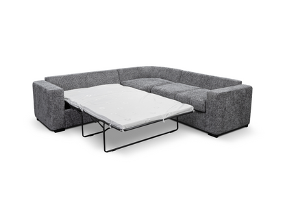 Chestnut Sofa Bed Slate Enzo Fabric