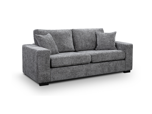 Chestnut Sofa 3 Seater Slate Enzo Fabric
