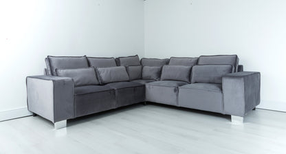 Sloane Corner Sofa Plush Velvet