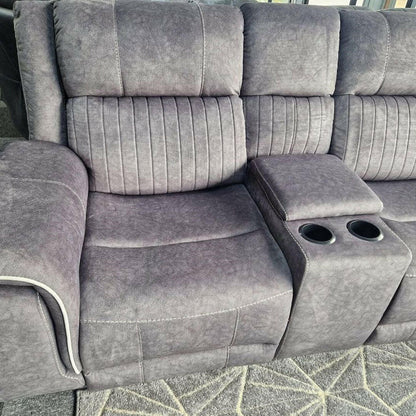 Hannah Electric Corner Sofa Micro Fibre Fabric (270cm x 230cm)