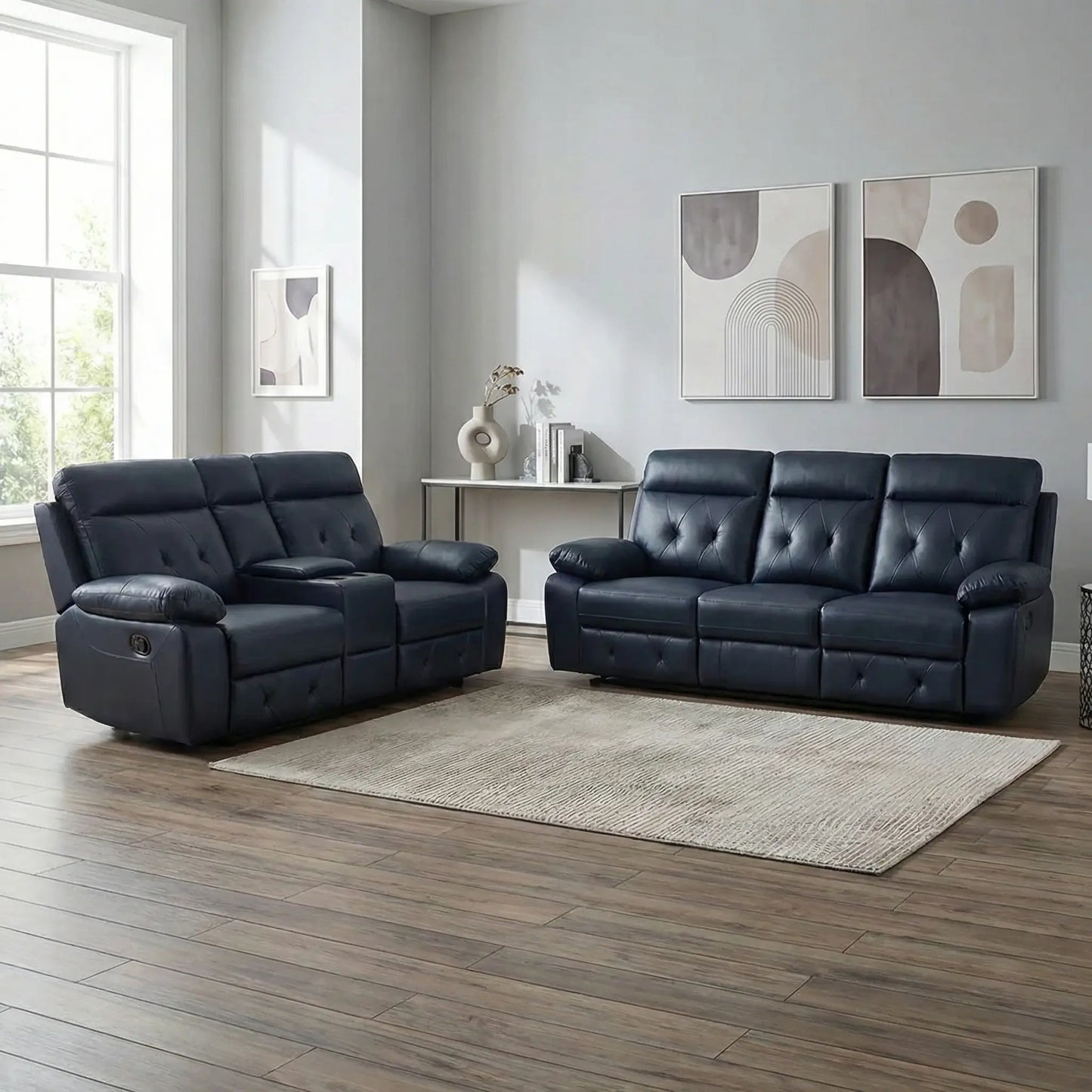 Parada Leather Recliner Sofa 3+2 Seater