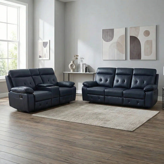 Parada Leather Recliner Sofa 3+2 Seater