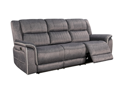 Hannan Fabric 3 Seater Electric Recliner Sofa