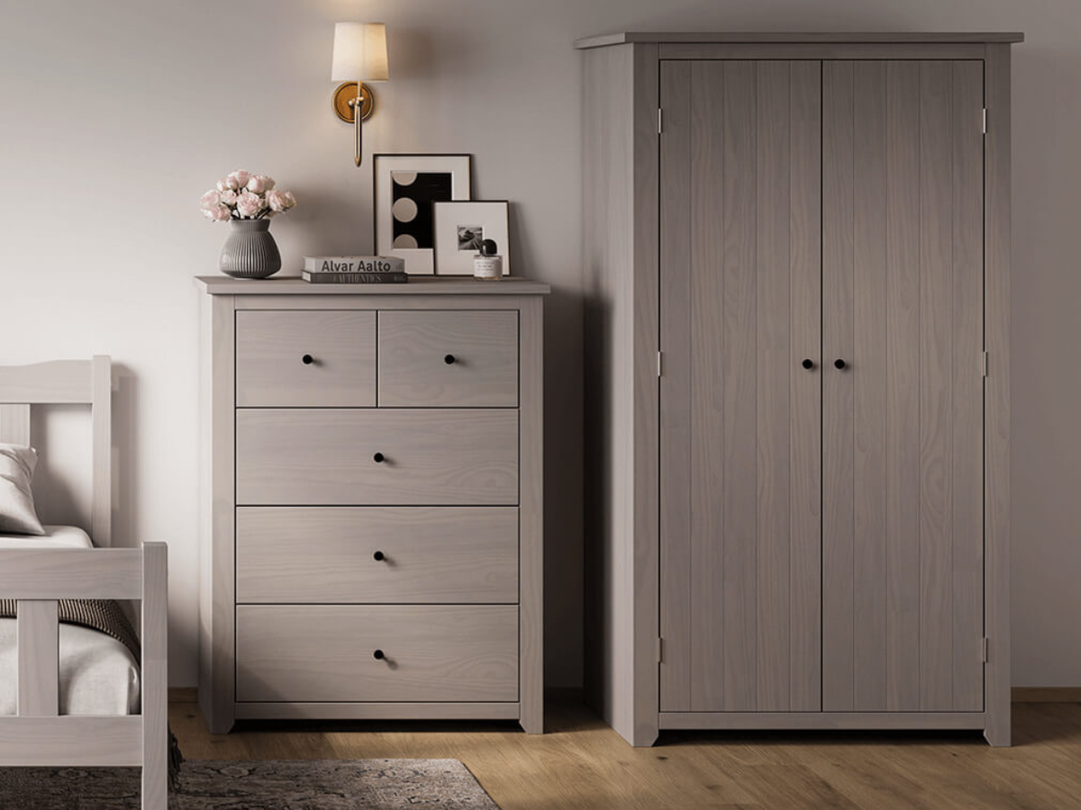Havana 2 Door Wardrobe with Shelf