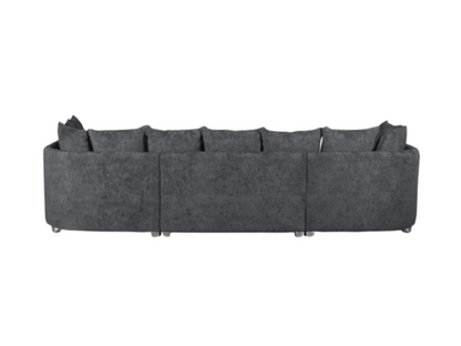 London U Shaped Sofa Soft Chenille