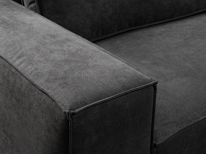 Marlybone Corner Sofa Black Kensington Fabric