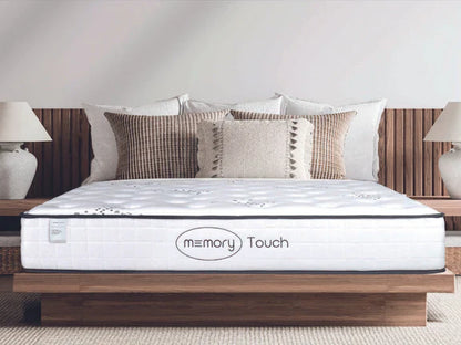 Divan Bed Set with Memory Touch Mattress and Headboard