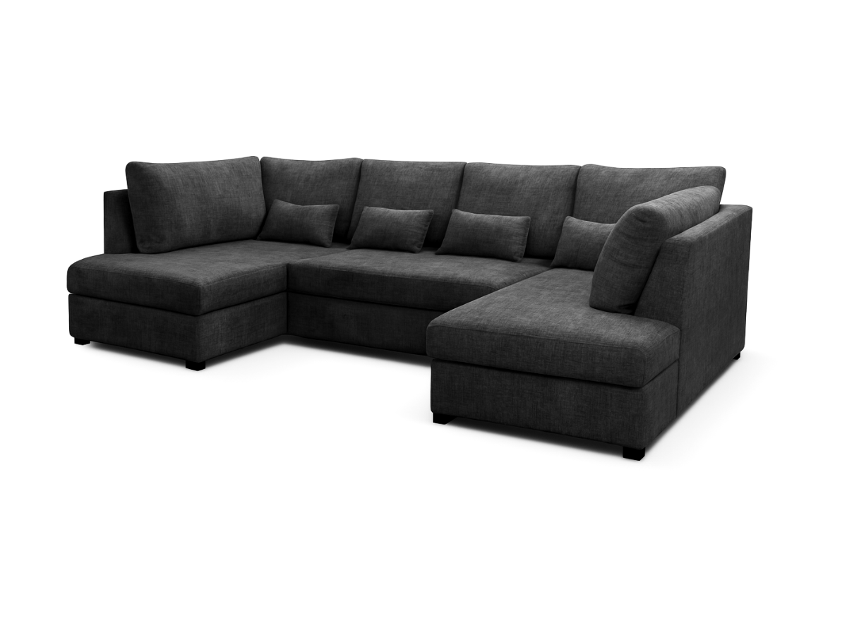 Meridian Enzo Sofa Bed U Shaped with Storage