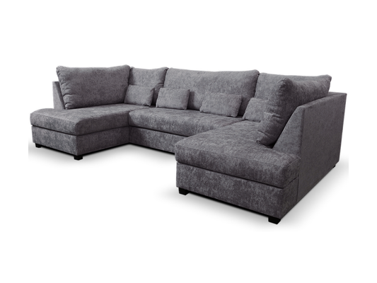 Meridian U Shaped Sofa Bed with Storage