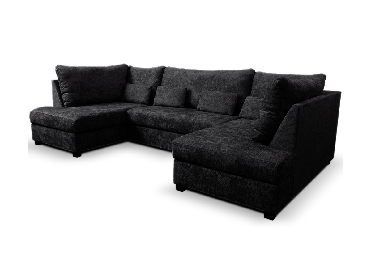 Meridian U Shaped Sofa Bed with Storage
