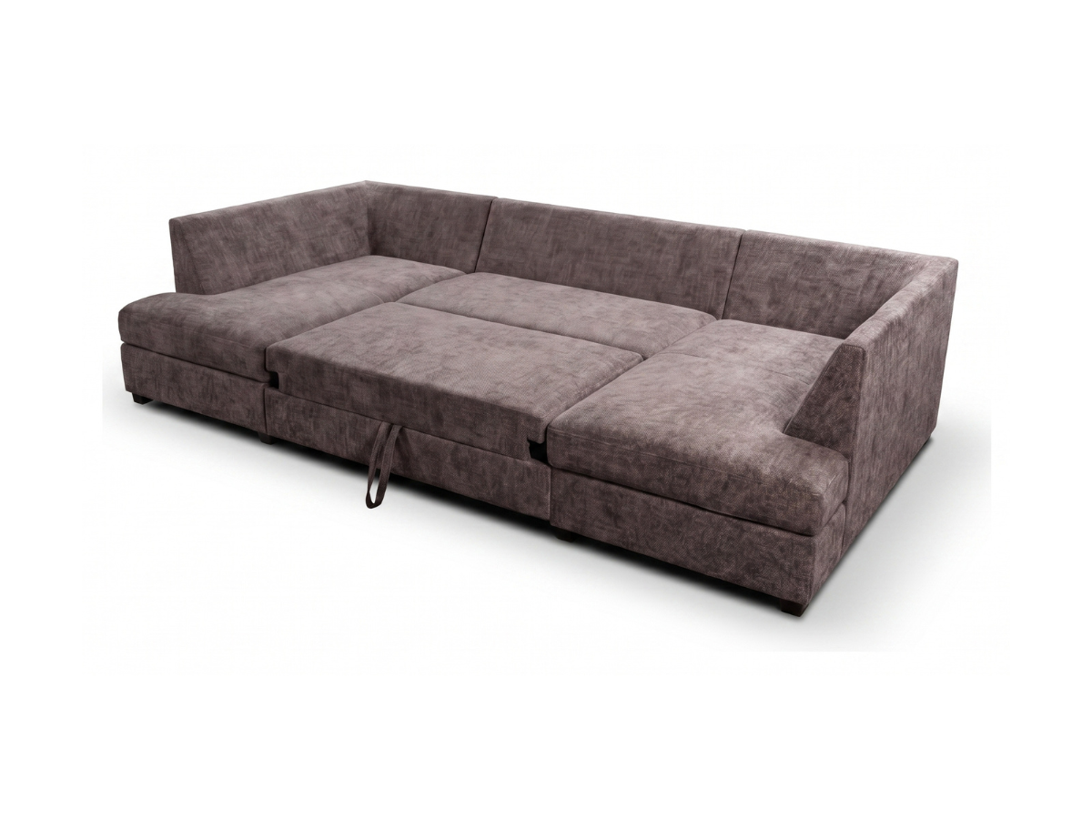 Meridian Enzo Sofa Bed U Shaped with Storage